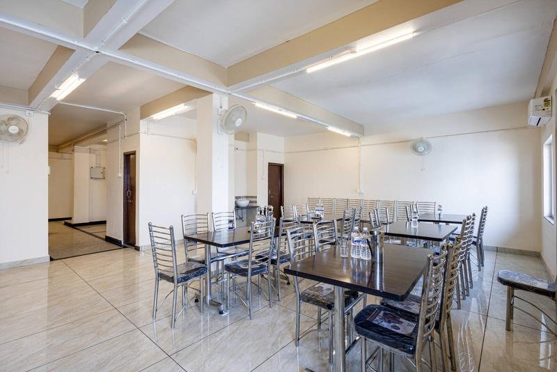 The group dining hall in Varanasi
