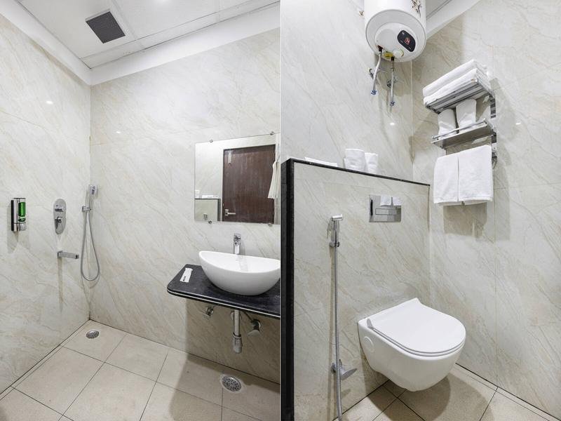 The bathroom